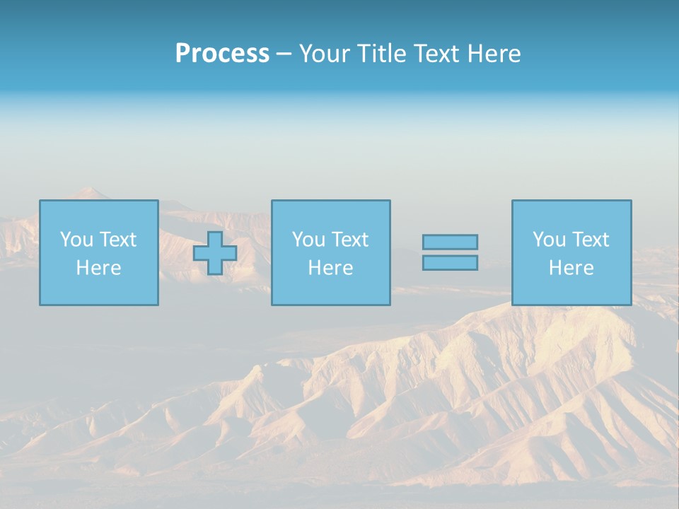 Kitchen With White Island PowerPoint Template
