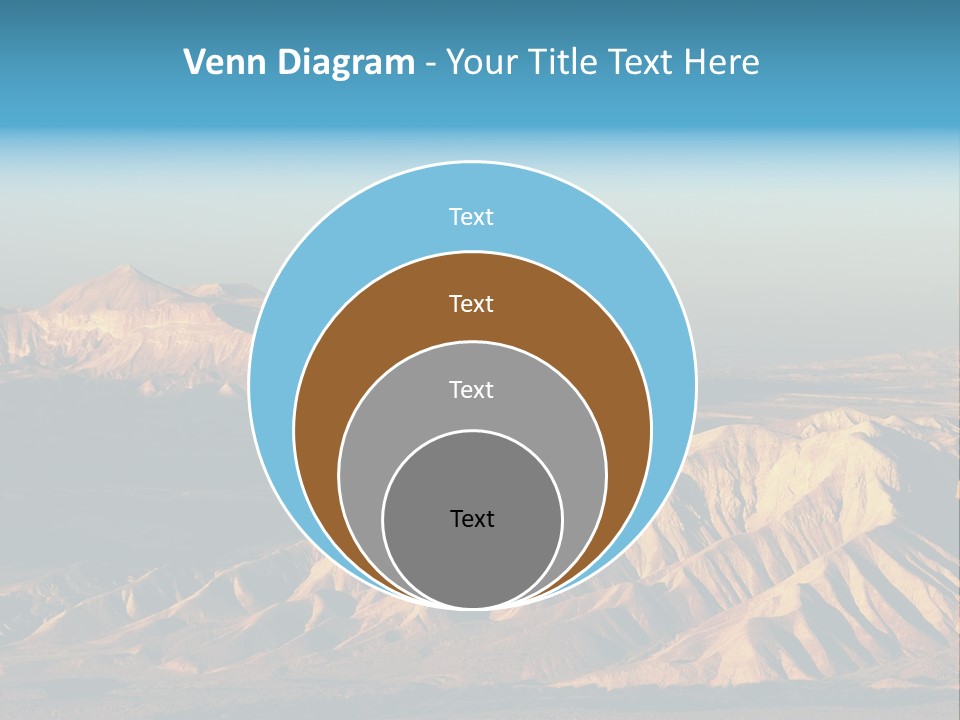 Kitchen With White Island PowerPoint Template