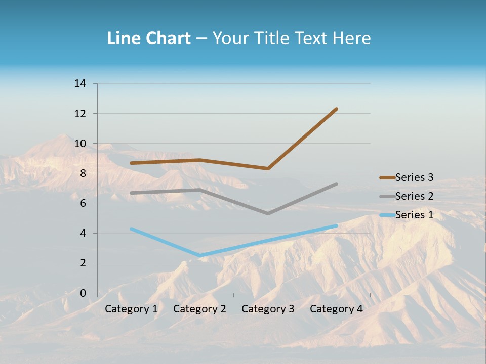 Kitchen With White Island PowerPoint Template