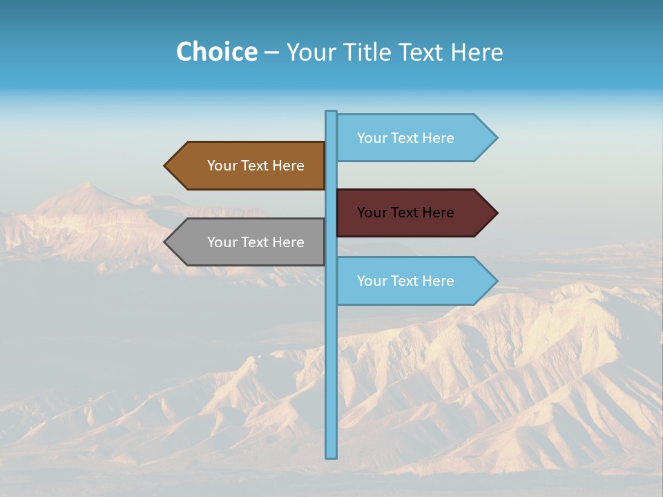 Kitchen With White Island PowerPoint Template