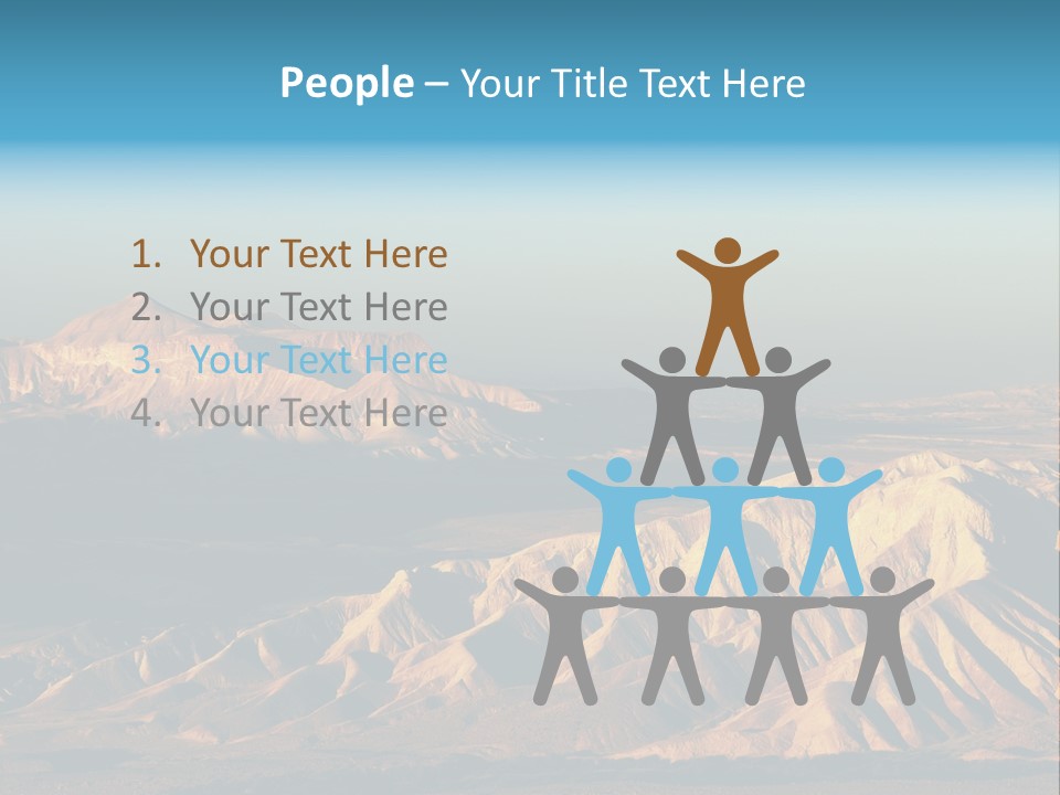 Kitchen With White Island PowerPoint Template