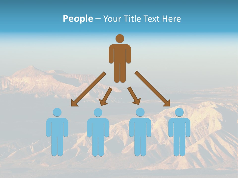 Kitchen With White Island PowerPoint Template