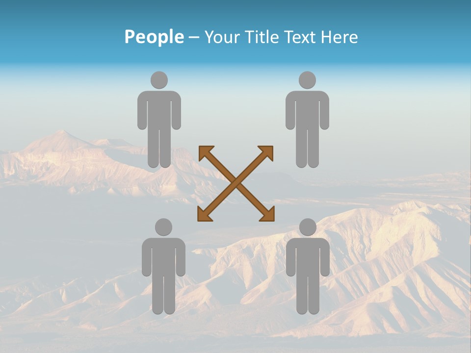 Kitchen With White Island PowerPoint Template