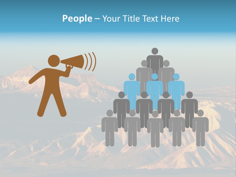 Kitchen With White Island PowerPoint Template