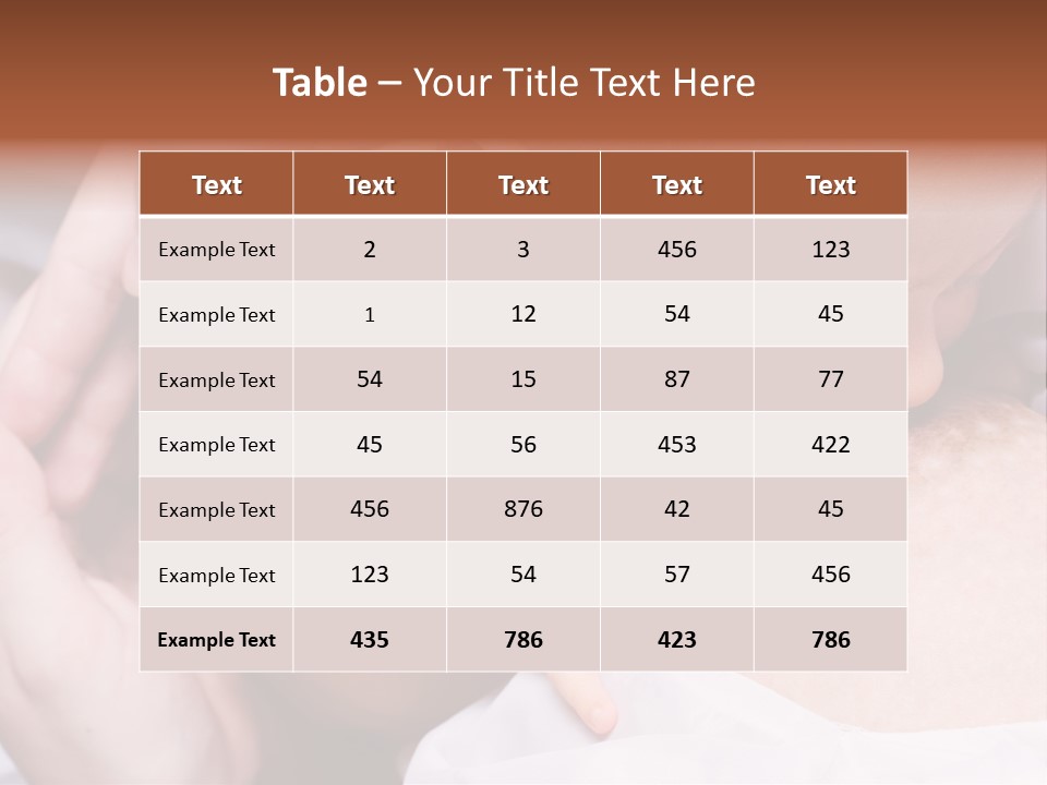 Breastfeeding. Young Mother Feeding Cute Newborn Baby PowerPoint Template