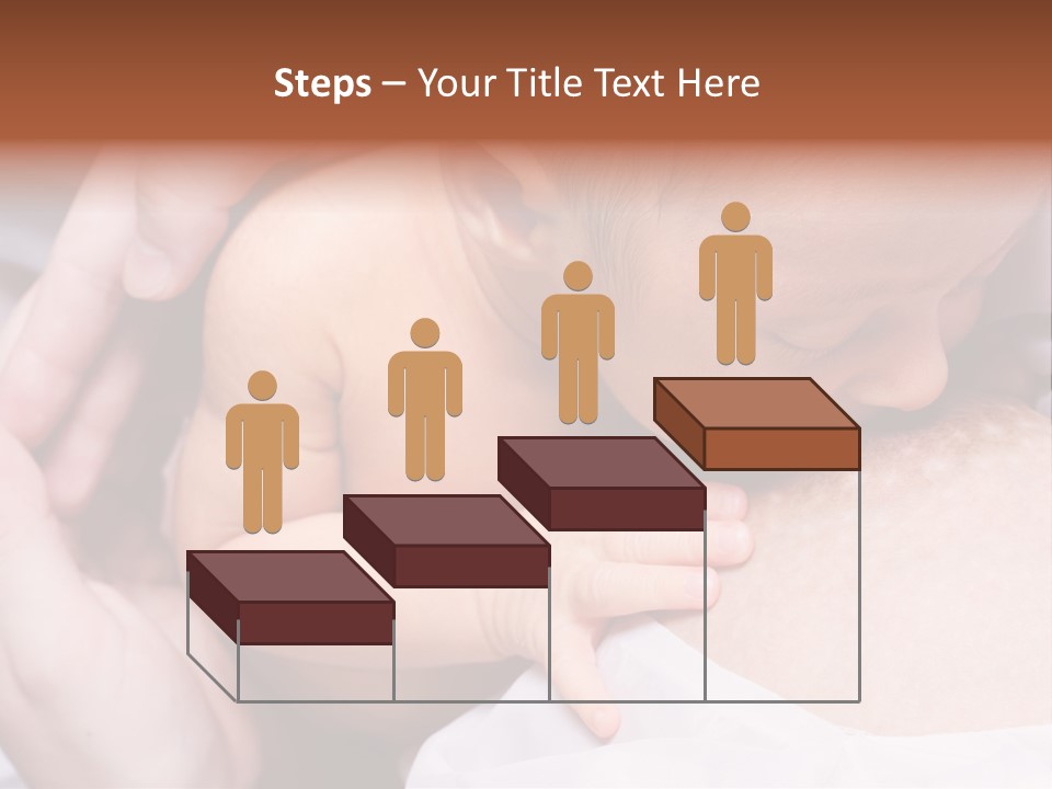 Breastfeeding. Young Mother Feeding Cute Newborn Baby PowerPoint Template