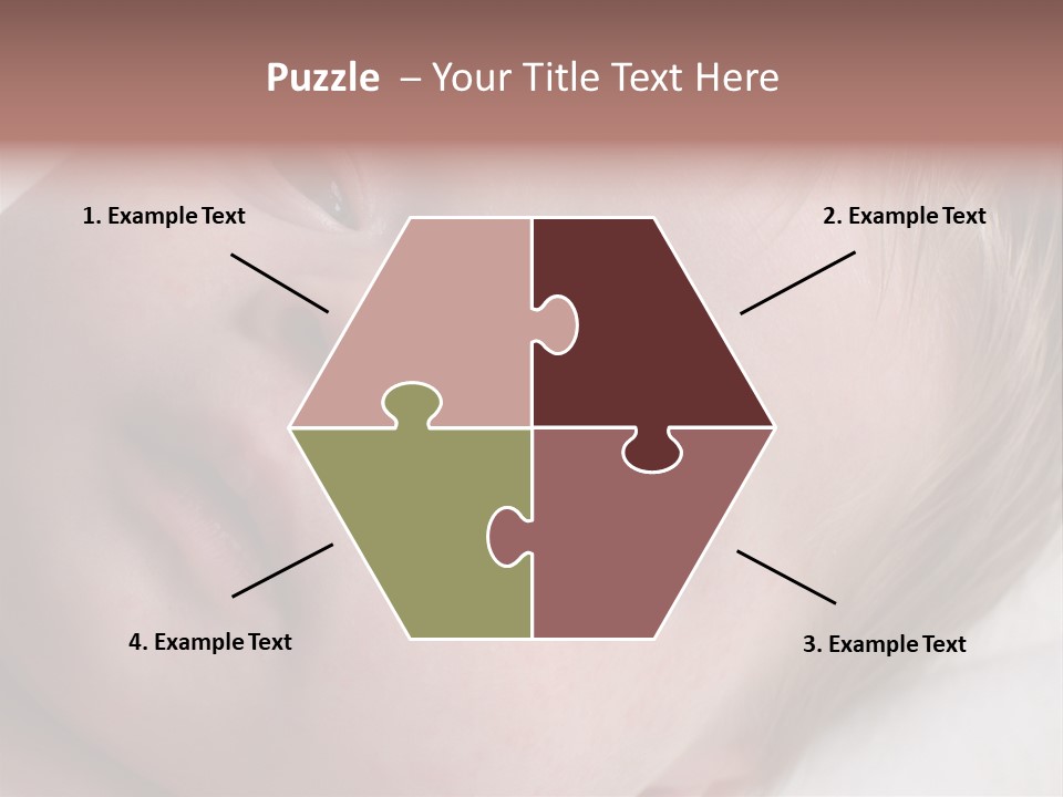 Baby With Rash PowerPoint Template