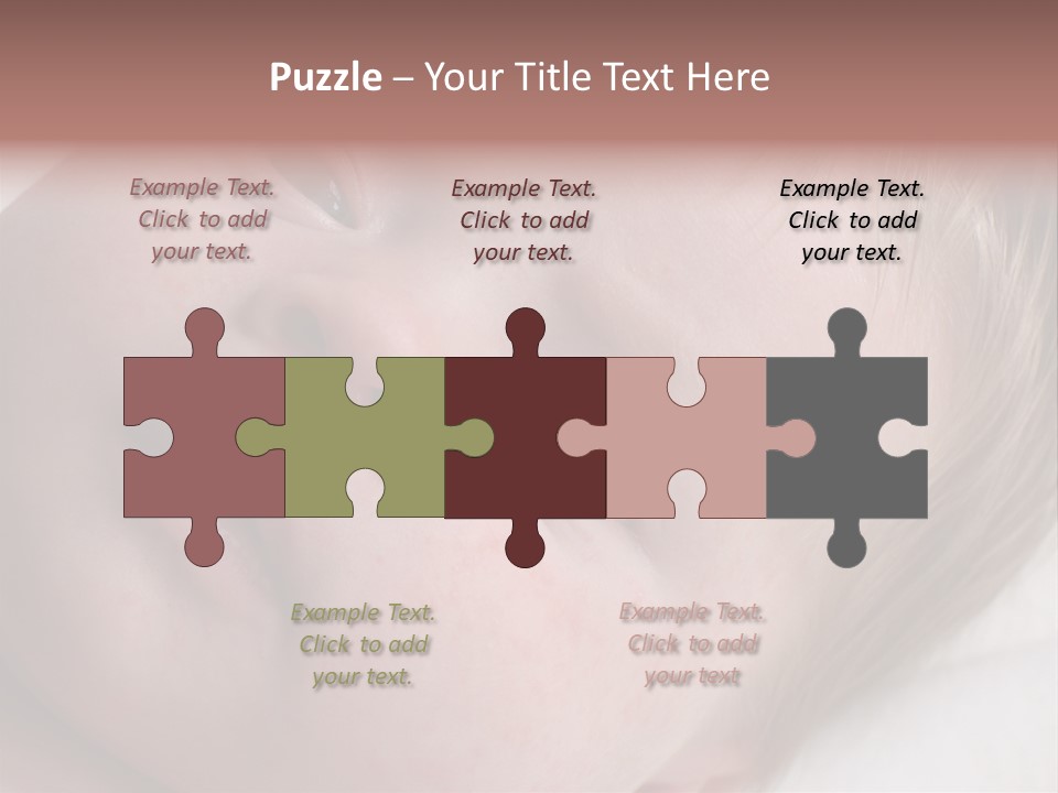 Baby With Rash PowerPoint Template