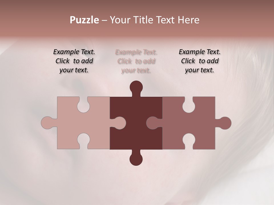 Baby With Rash PowerPoint Template