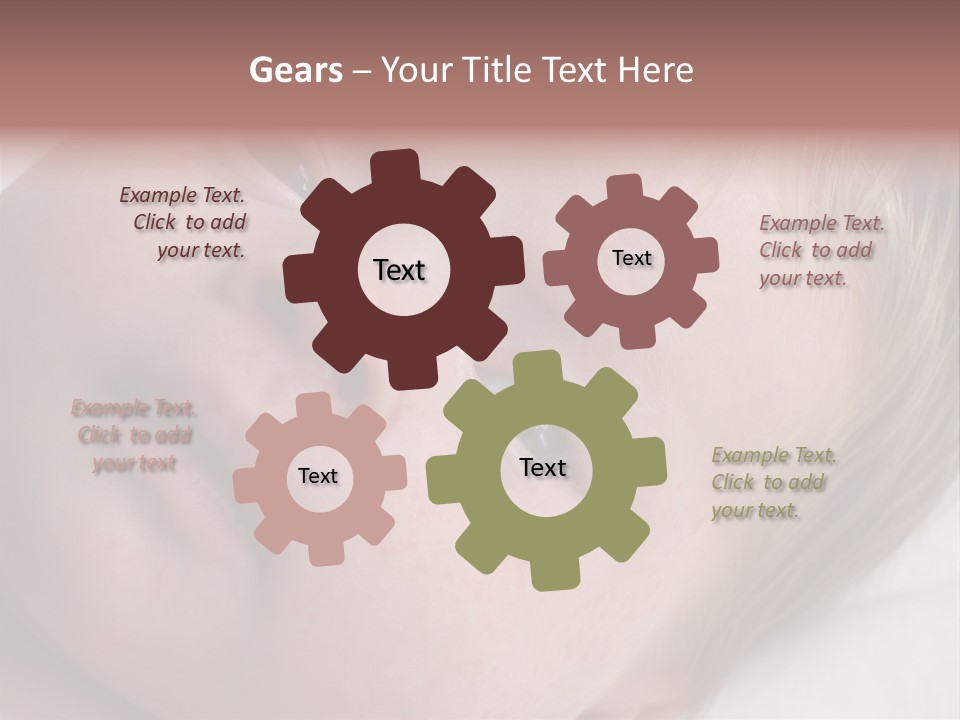 Baby With Rash PowerPoint Template