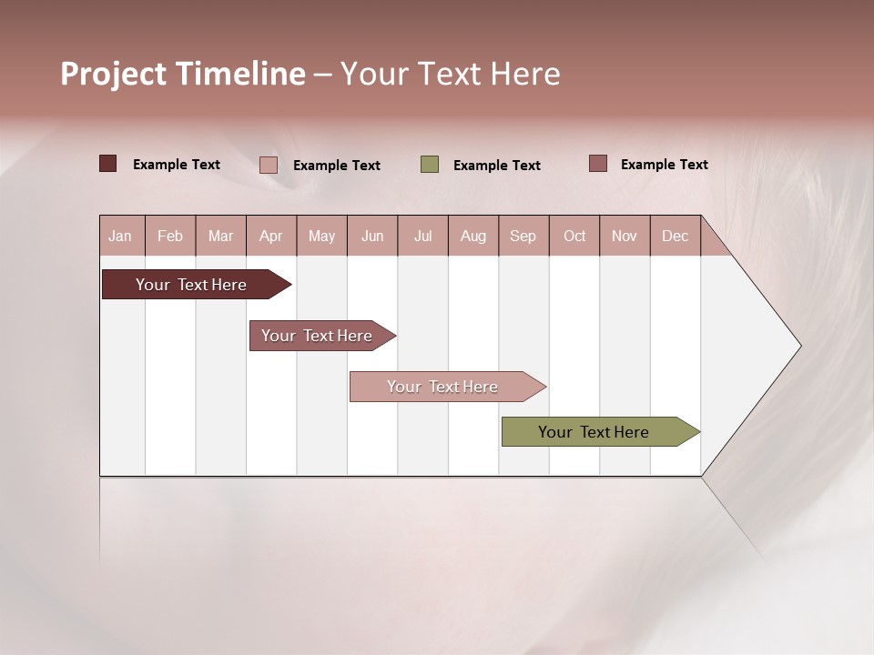 Baby With Rash PowerPoint Template