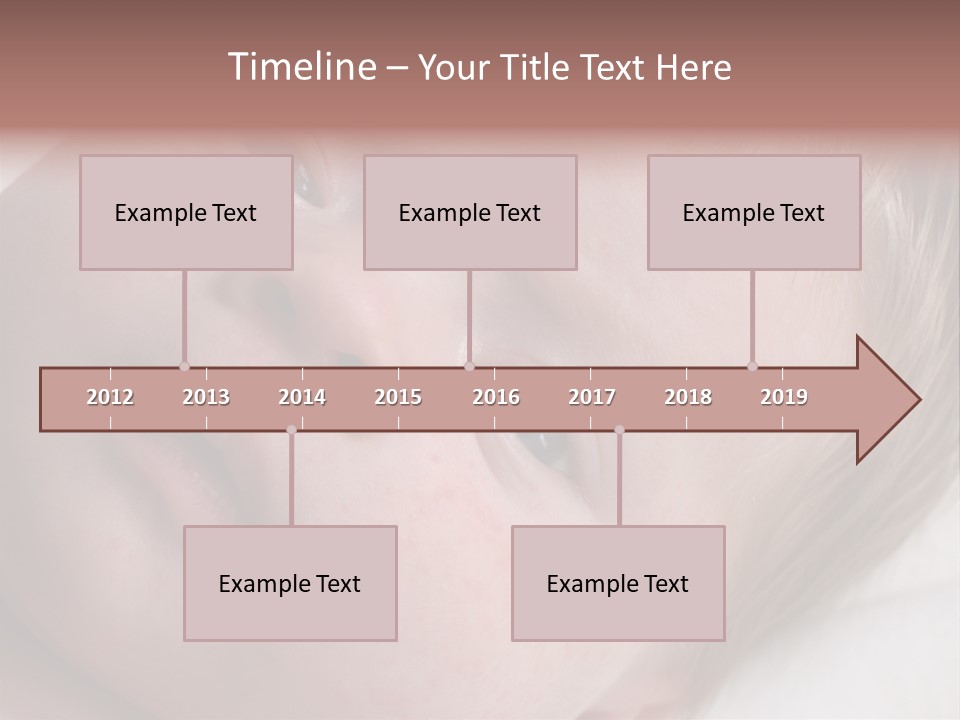 Baby With Rash PowerPoint Template