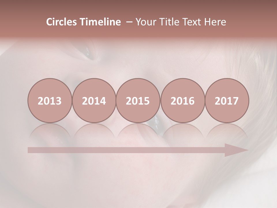 Baby With Rash PowerPoint Template