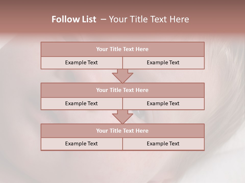 Baby With Rash PowerPoint Template