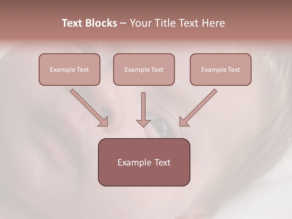 Baby With Rash PowerPoint Template