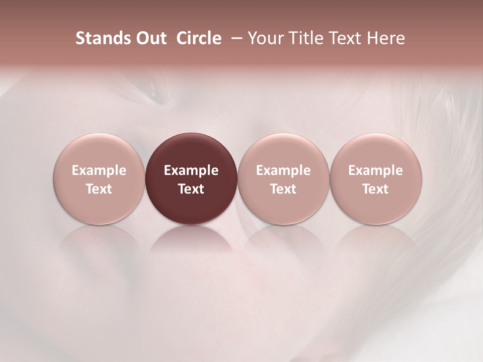 Baby With Rash PowerPoint Template