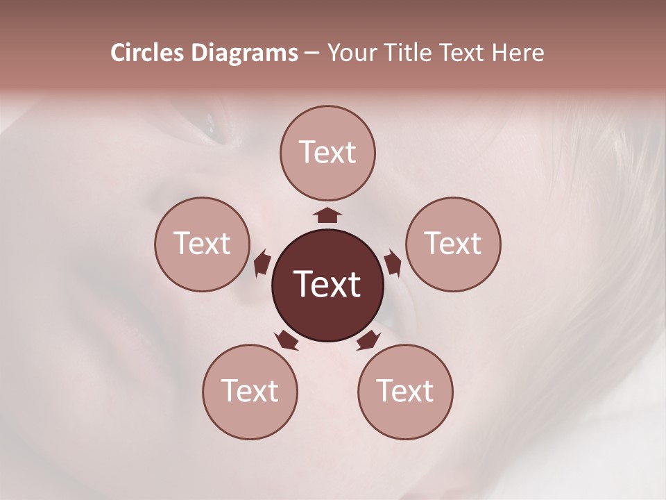 Baby With Rash PowerPoint Template