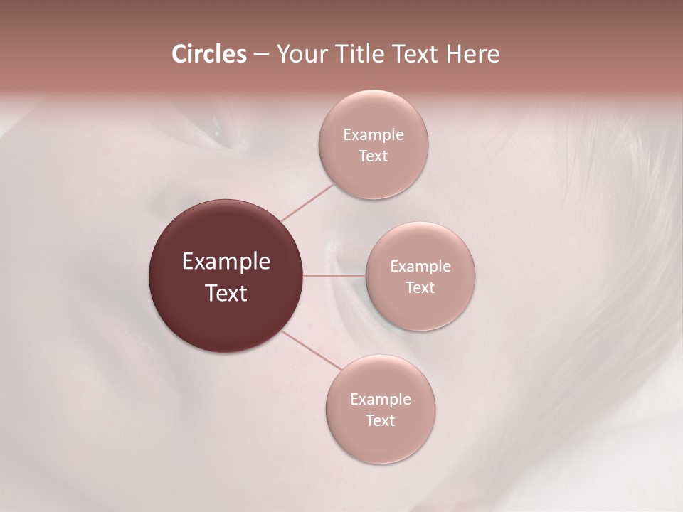 Baby With Rash PowerPoint Template