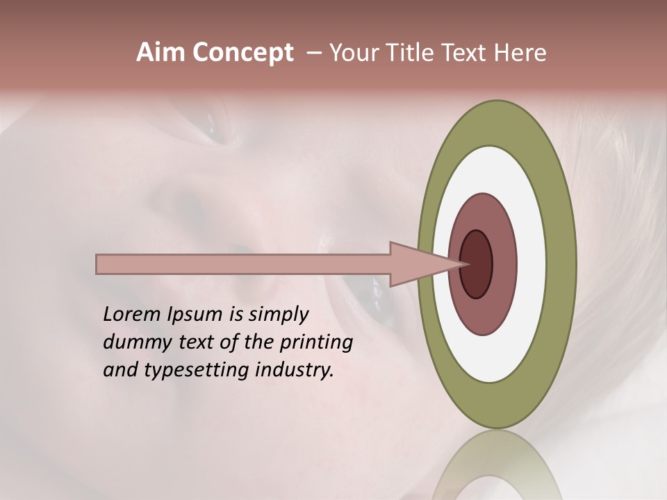 Baby With Rash PowerPoint Template