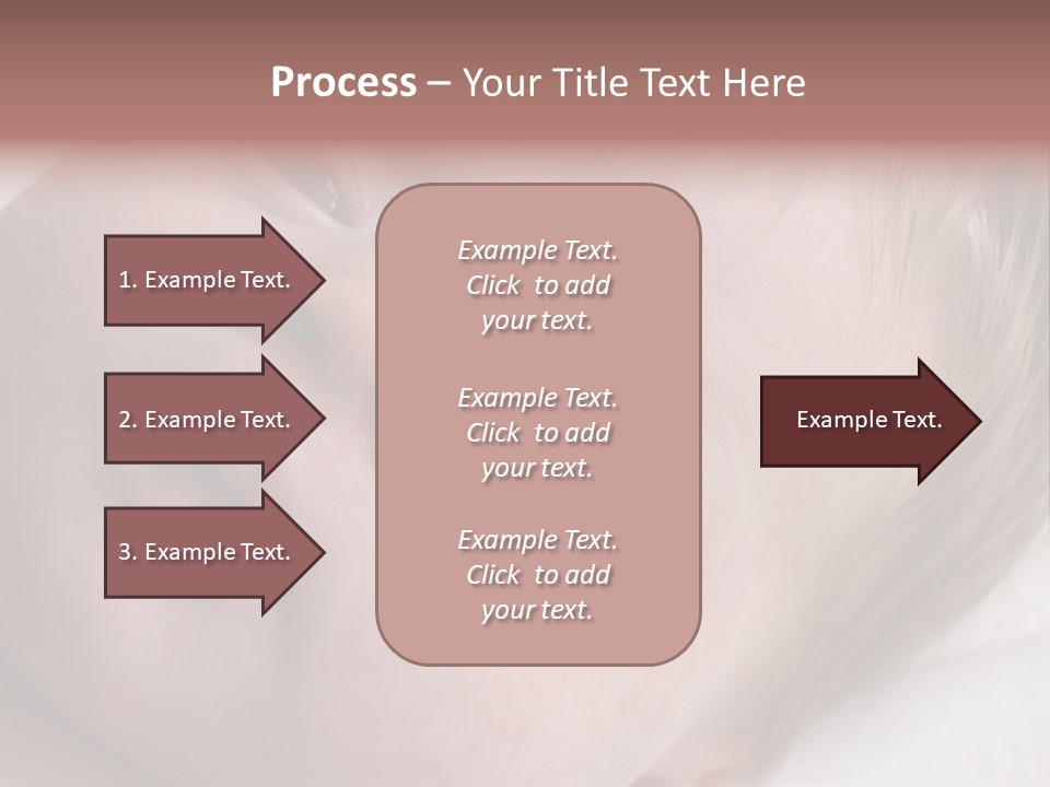 Baby With Rash PowerPoint Template