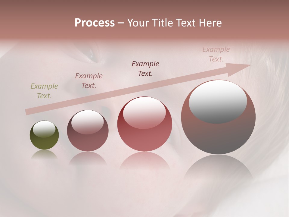 Baby With Rash PowerPoint Template