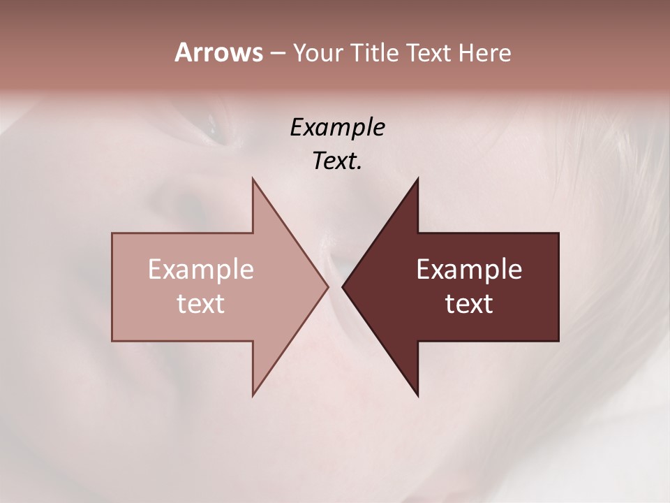 Baby With Rash PowerPoint Template