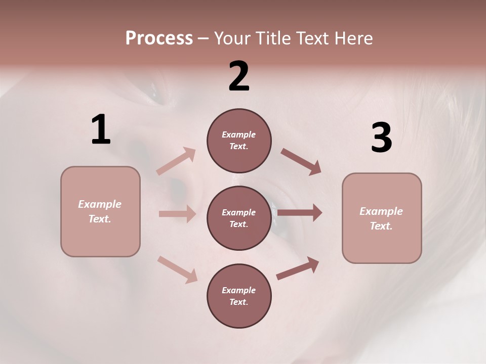 Baby With Rash PowerPoint Template