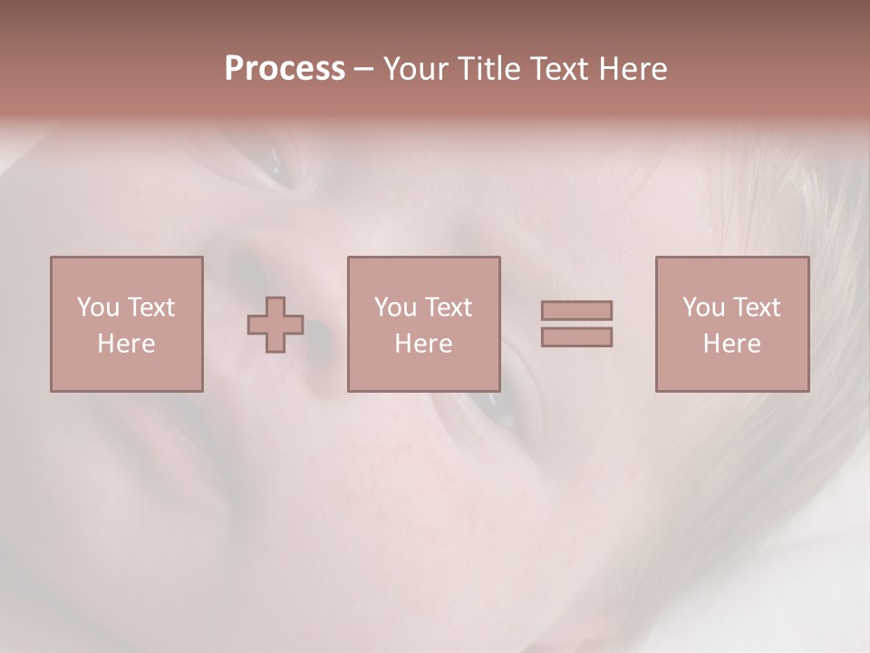 Baby With Rash PowerPoint Template