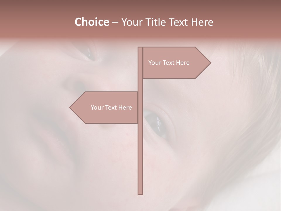 Baby With Rash PowerPoint Template