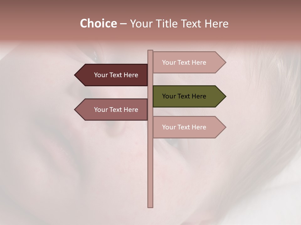 Baby With Rash PowerPoint Template