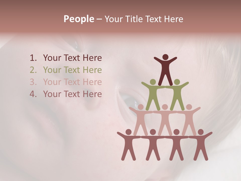 Baby With Rash PowerPoint Template