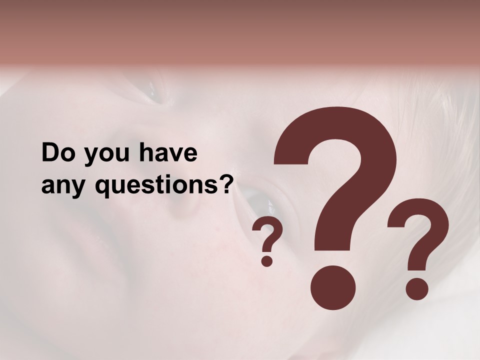 Baby With Rash PowerPoint Template