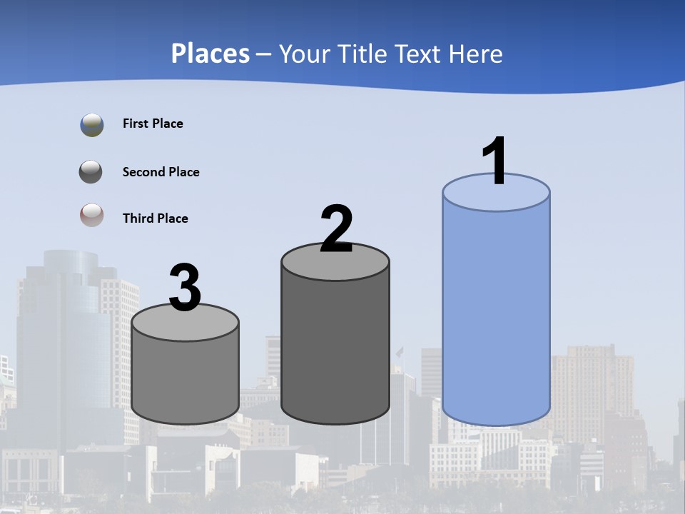 A Panoramic View Of Cincinnati Ohio PowerPoint Template