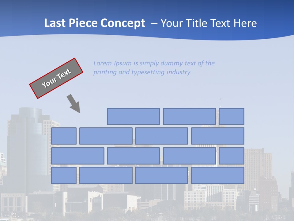 A Panoramic View Of Cincinnati Ohio PowerPoint Template