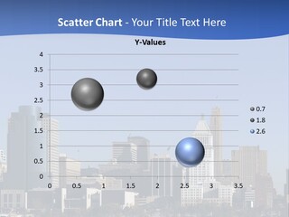 A Panoramic View Of Cincinnati Ohio PowerPoint Template