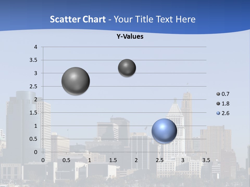 A Panoramic View Of Cincinnati Ohio PowerPoint Template