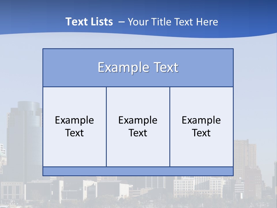 A Panoramic View Of Cincinnati Ohio PowerPoint Template
