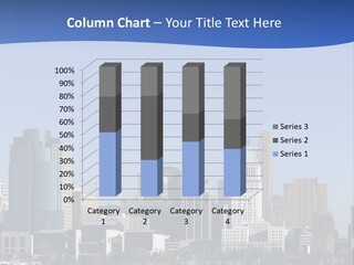 A Panoramic View Of Cincinnati Ohio PowerPoint Template