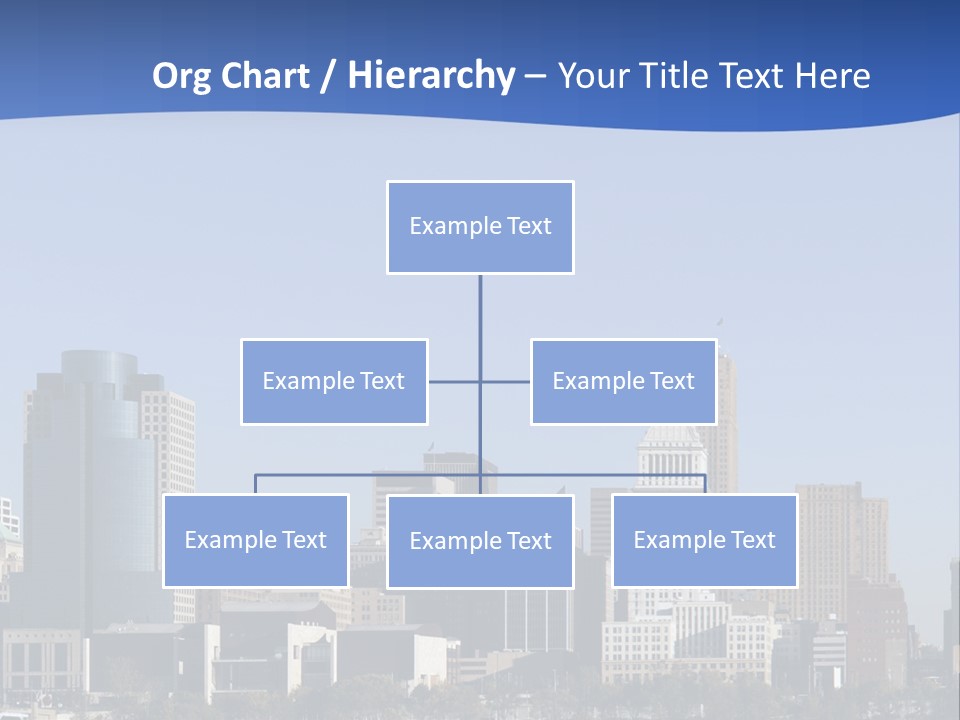 A Panoramic View Of Cincinnati Ohio PowerPoint Template