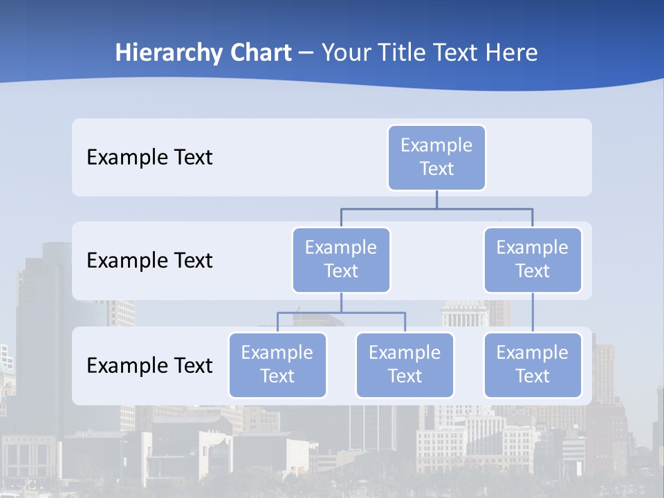 A Panoramic View Of Cincinnati Ohio PowerPoint Template