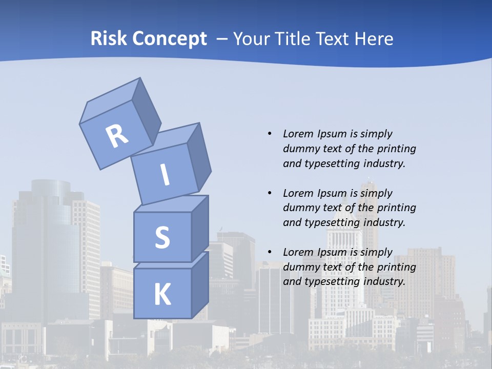 A Panoramic View Of Cincinnati Ohio PowerPoint Template