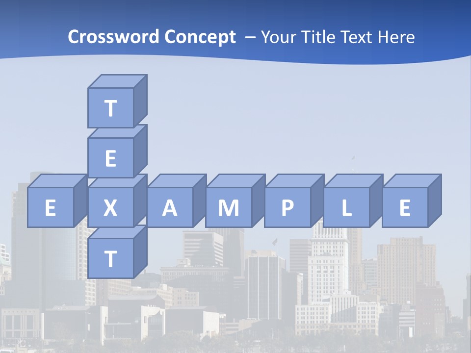 A Panoramic View Of Cincinnati Ohio PowerPoint Template