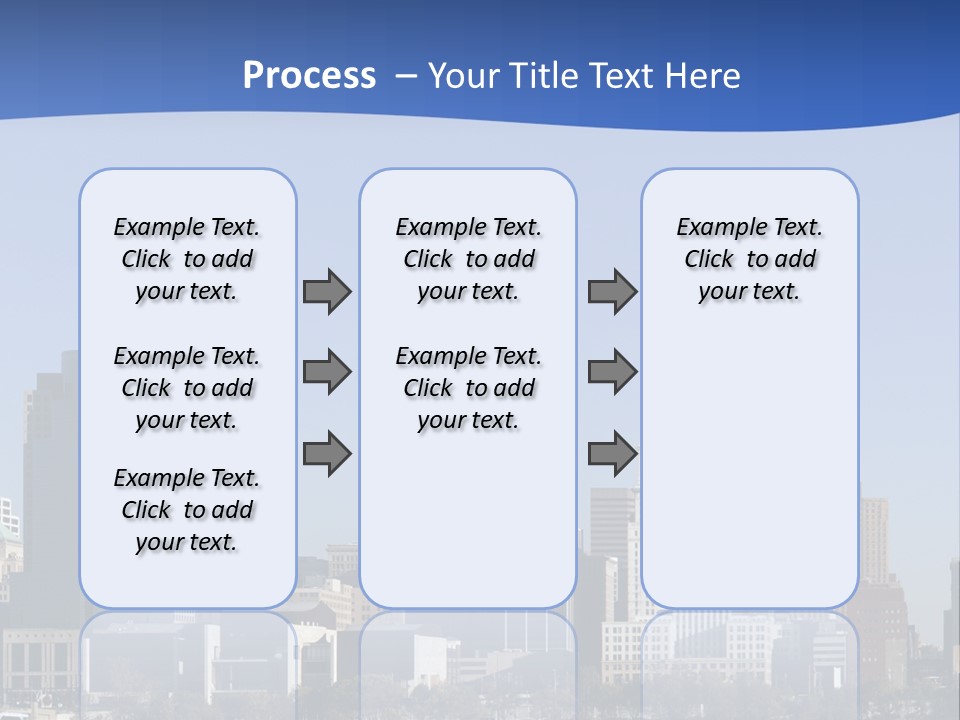 A Panoramic View Of Cincinnati Ohio PowerPoint Template