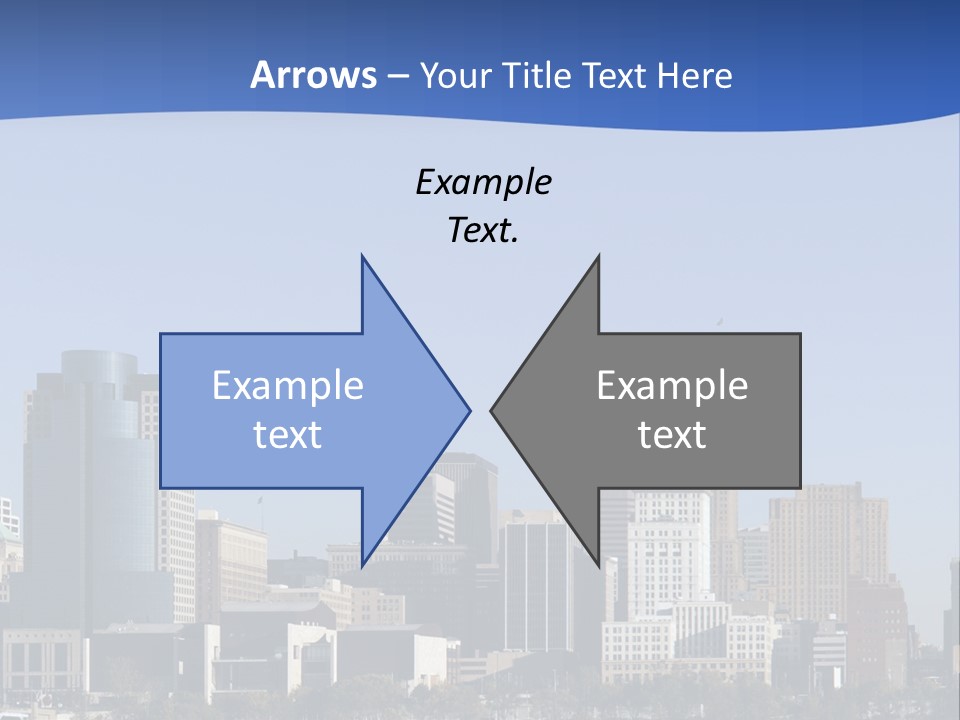 A Panoramic View Of Cincinnati Ohio PowerPoint Template
