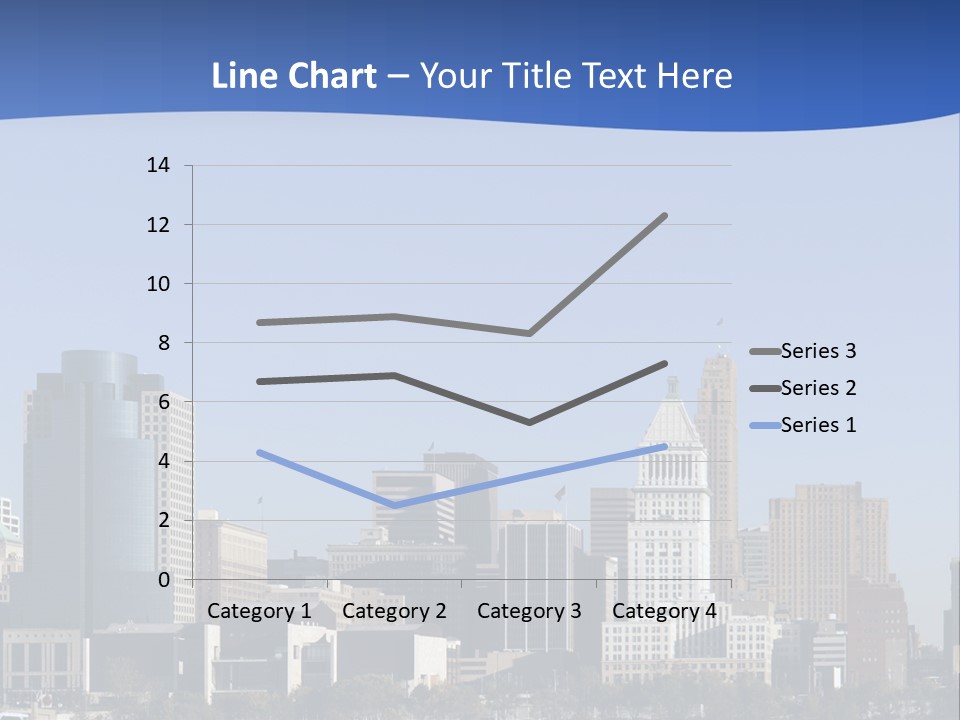 A Panoramic View Of Cincinnati Ohio PowerPoint Template