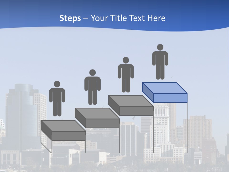 A Panoramic View Of Cincinnati Ohio PowerPoint Template