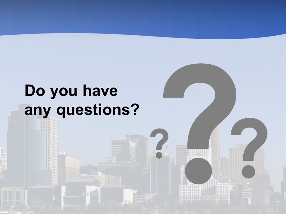 A Panoramic View Of Cincinnati Ohio PowerPoint Template