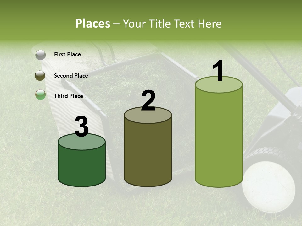 Luxury Kitchen With A Modern Granite Island. PowerPoint Template