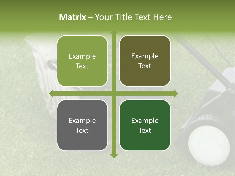 Luxury Kitchen With A Modern Granite Island. PowerPoint Template