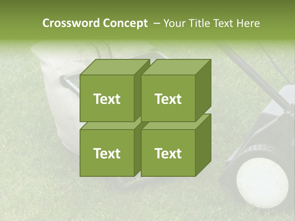 Luxury Kitchen With A Modern Granite Island. PowerPoint Template